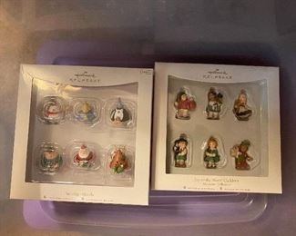 Hallmark Ornaments - some miniatures