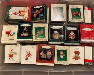 Hallmark Ornaments - some miniatures