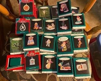 Hallmark Ornaments - some miniatures