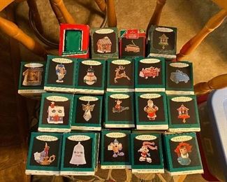 Hallmark Ornaments - some miniatures