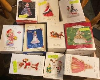 Lots of Hallmark ornaments 