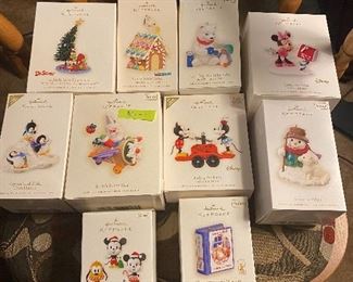 Lots of Hallmark ornaments 