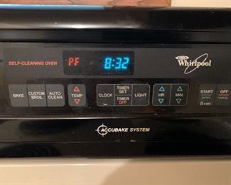 Whirlpool electric stove