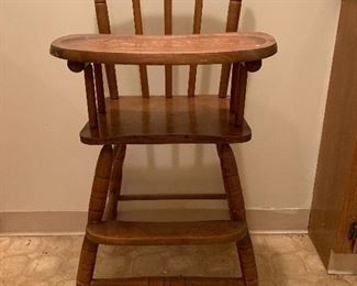 Wood High Chair