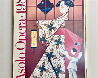 1980 Madama Butterfly Opera Poster 