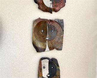 Doug DeLind Face Sculptures