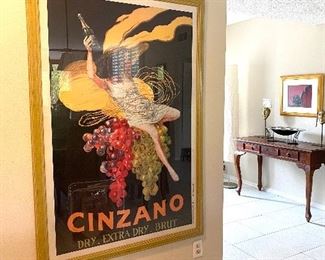 Cinzano Framed Print 40" x 58"