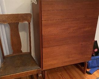 Danish Modern six-drawer teak dresser  $395