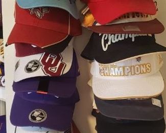 Large men's hat collection, Many never worn new with tags