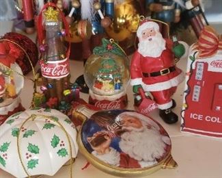 Coca Cola Christmas ornaments