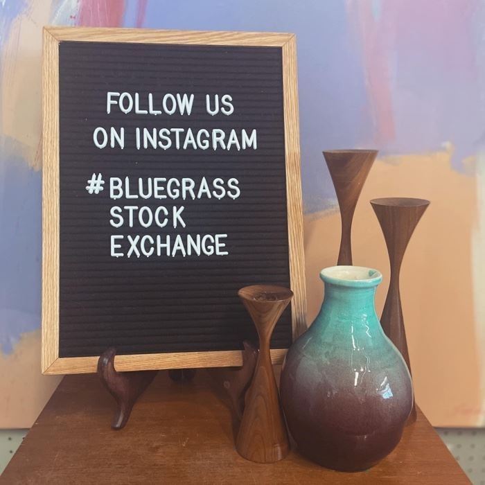 Follow us on Instagram #BluegrassStockExchange