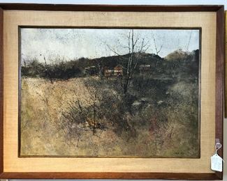 'Last of Autumn', Alan Chiara, listed artist, mixed media, $400 