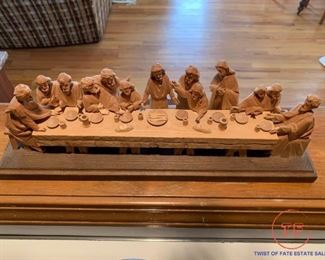 ANRI Style Hand Carved Last Supper