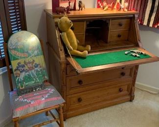Antique Drop Front Desk
