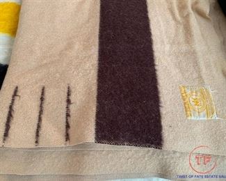Vintage HUDSON BAY 4 Points Wool Blankets