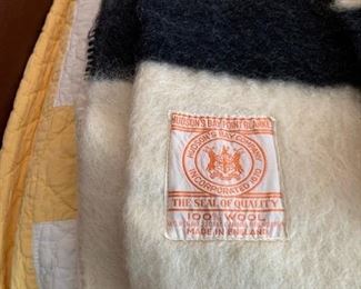 Vintage HUDSON BAY 4 Points Wool Blankets