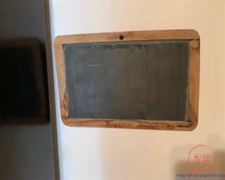Antique Child's School Slate Board
