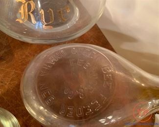 Queen Bee Feeder OMAHA NEB Glass Baby Bottle