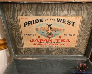 Pride of the West Japan Tea - Tin Lined Crate