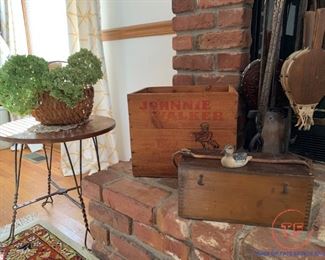 Vintage Johnny Walker Wooden Crate