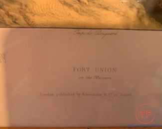 After Karl Bodmer - FORT UNION On The Missouri