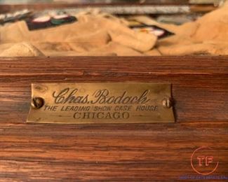 Antique CHAS BODACH Retail Counter Display Case