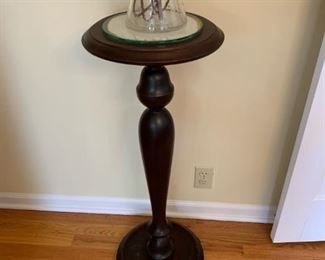 Mahogany Wood Pedestal / Stand