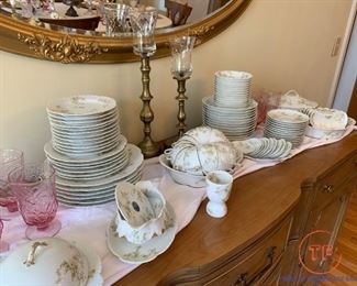 Haviland and Co Limoges China Set