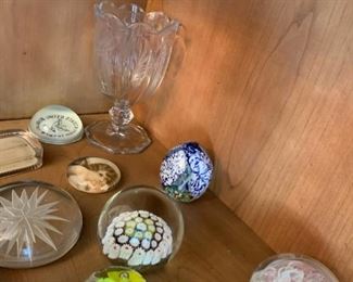 Collection of Art Glass Paperweights