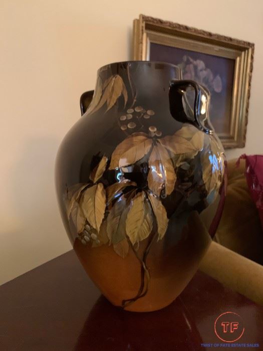 Antique 1891 ROOKWOOD Pottery 9" Vase by KATARO SHIRAYAMADANI Standard Glaze