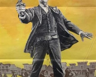 Original Invitation to a Gunfighter Movie Poster - Yul Brynner