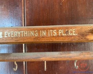 Antique Cassady-Fairbank Chicago Wall Hanger Organizer