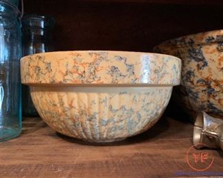 RED WING Stoneware Advertisement Bowl - Wentworth Farmers Elevator Co - WENTWORTH SOUTH DAKOTA