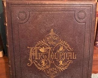 1876 Carved Leather Art Journal