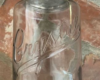 RARE Antique ARCADE CRYSTAL Coffee Grinder