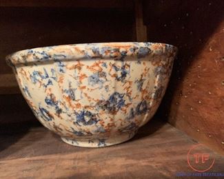 RED WING UNION 6 Panel Spongeware 11” Bowl