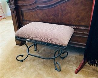 Metal Accent Bench