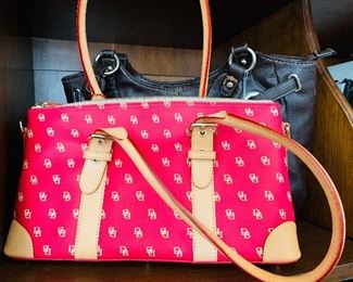 Dooney & Bourke Handbag with added accessories