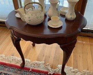mahogany table / belleck