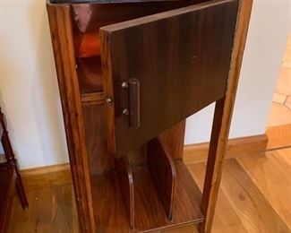 smocking table with copper inside