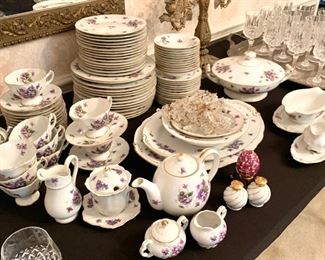 Rosetti Spring Violets China Set