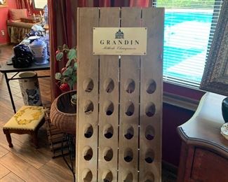 Vintage Grandin Bottle Display