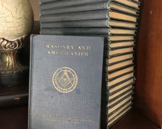 Set of 20 Masonic Service Association of the United States.