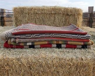 171
Five Saddle Blankets
Five Saddle Used Blankets