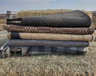 179
Five Saddle Pads
Five Used Saddle Pads