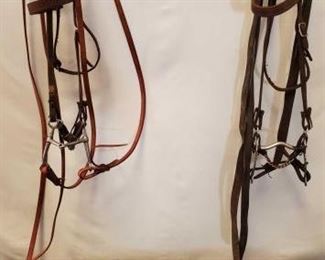 155
Two Complete Bridles
Two Complete Used Bridles