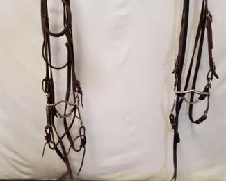 156
Two complete Bridles with Curb Bits
Two complete Used Bridles with Curb Bits