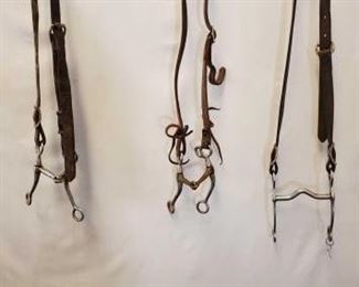 162
Assorted Cowboy Bridle Parts
Assorted Used Cowboy Bridle Parts