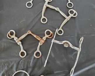 139
Five cowboy bits, snaffles, Roller, and Correctional Bits
Five cowboy bits, snaffles, Roller, and Correctional Bit