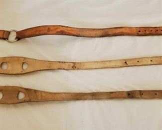 411
Three Cowboy Harness Leather Hobbles
Three Cowboy Harness Leather Hobbles